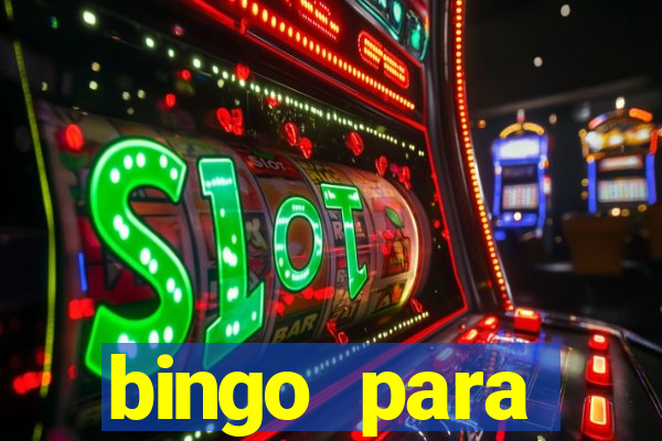 bingo para despedida de solteira para imprimir